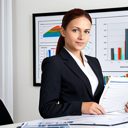 **

A confident asset manager in a professional setting (modern office, client meeting). Emphasize trustworthiness and expertise. Include charts/graphs subtly in the background. Style: Clean, professional photography.

**