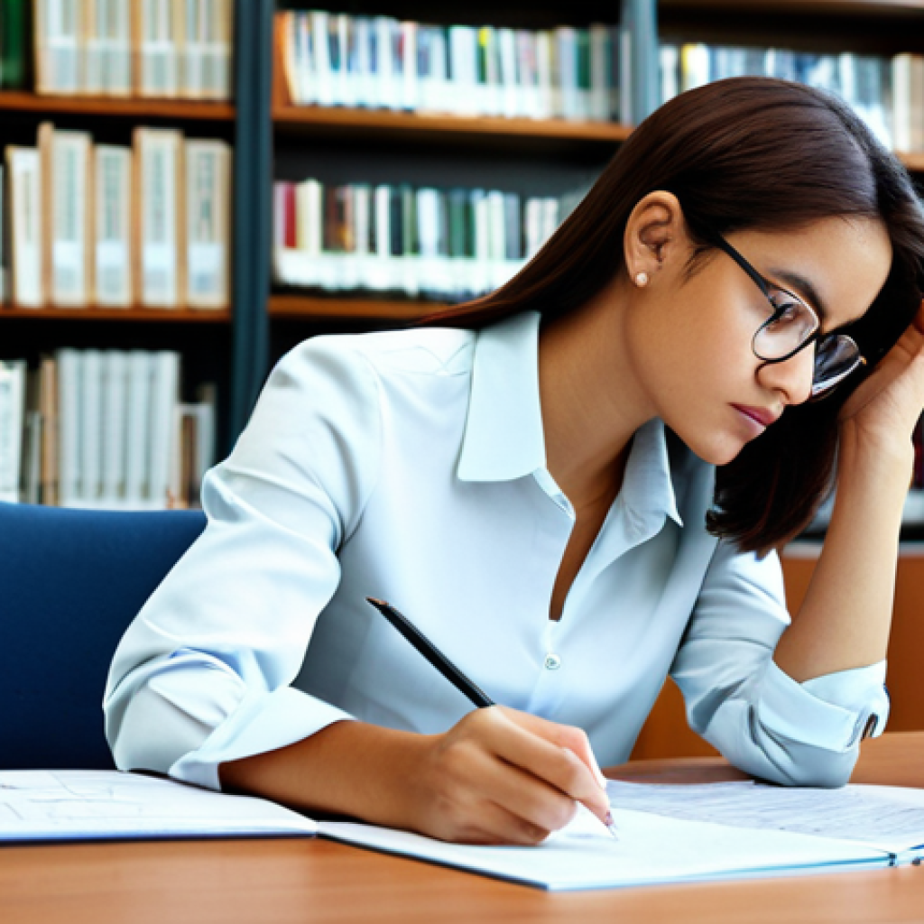 자산관리사로 전환하려는 직장인들의 팁 - Knowledge & Study**
* **Prompt:** A determined, fully clothed young professional woman studying f...