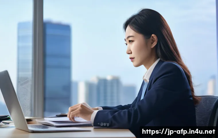 자산관리사 연봉 상승 협상 기술 - A professional Japanese asset manager in a modern office setting, dressed in a neat business suit wi...